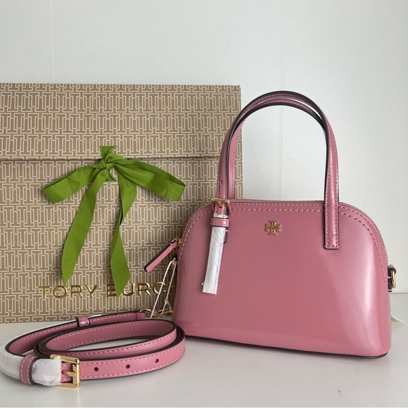 Tory Burch Handbags - NWT Tory Burch Emerson Patent Dome Satchel